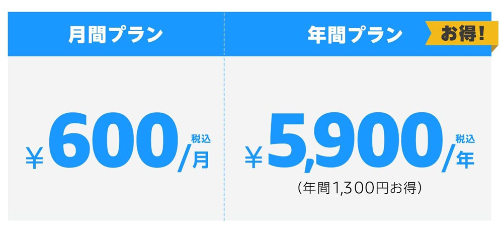 Amazonプライムビデオ 料金