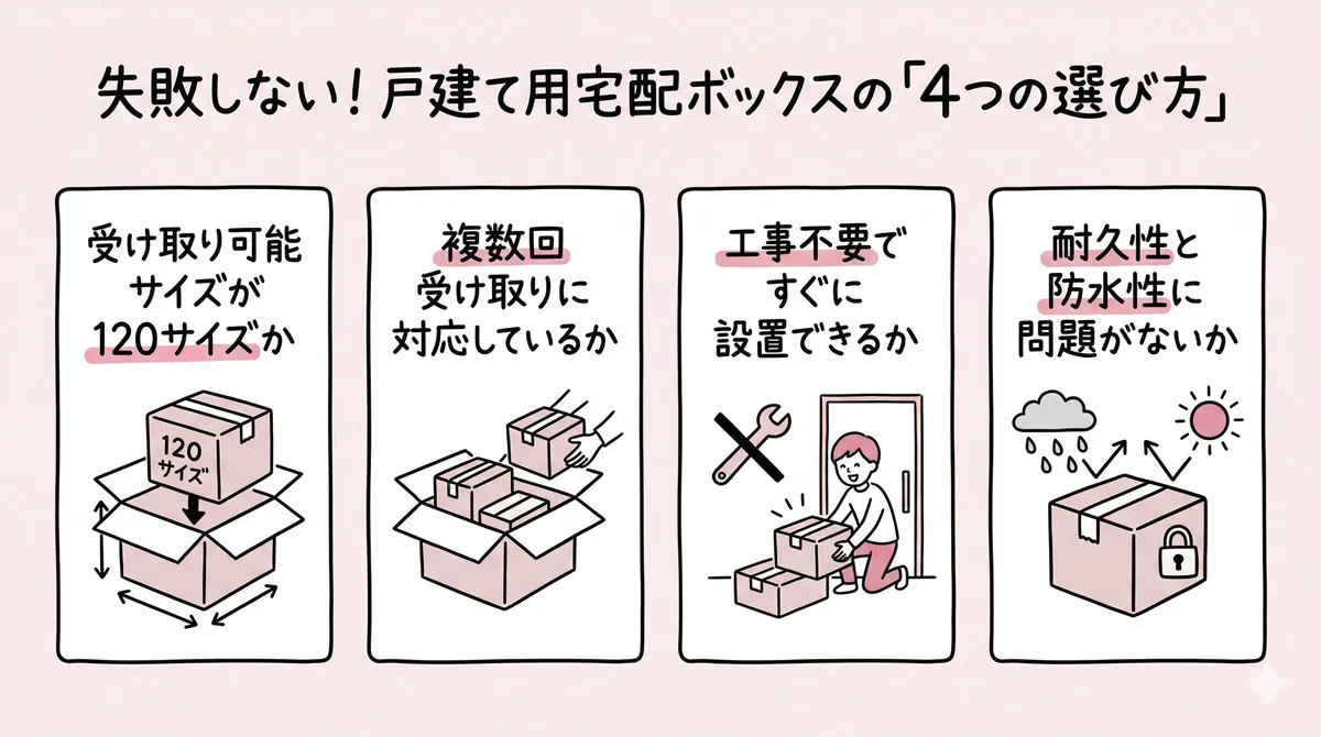 宅配ボックス 選び方